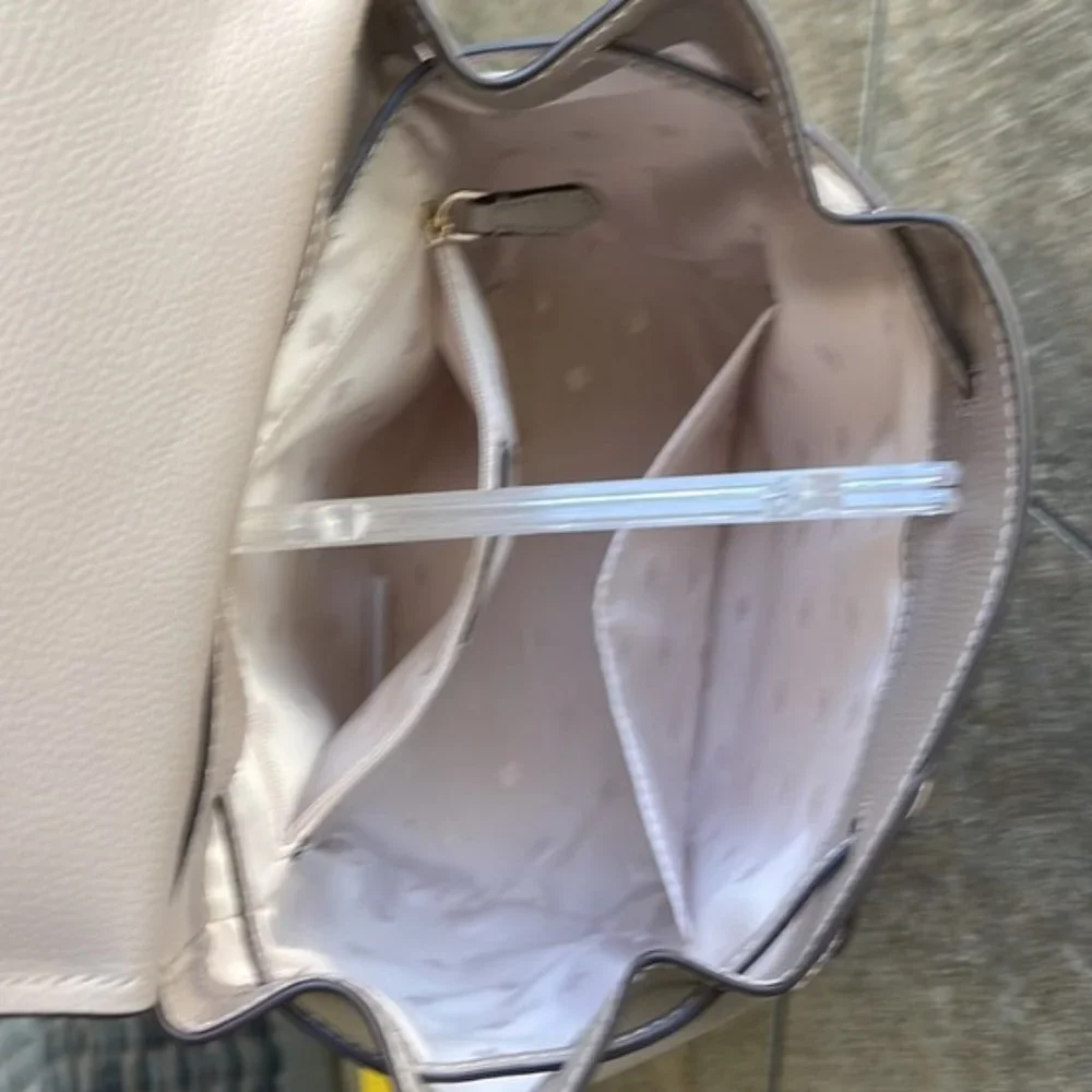 Kate Spade Darcy Flap Backpack Warm Taupe - Picture 9 of 16